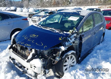 2014 Toyota Prius V Five from USA, damaged, VIN JTDZN3EU4E3361677